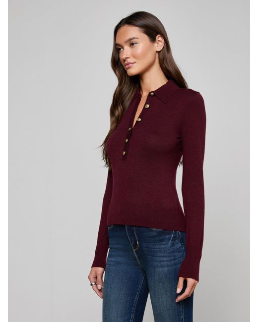 Sterling Sweater L'Agence en coloris Purple