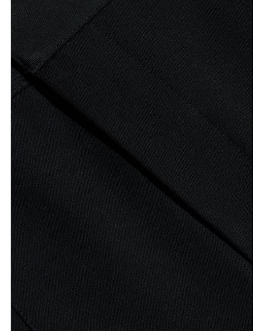 L'Agence Black Colby Barrel-Leg Trouser