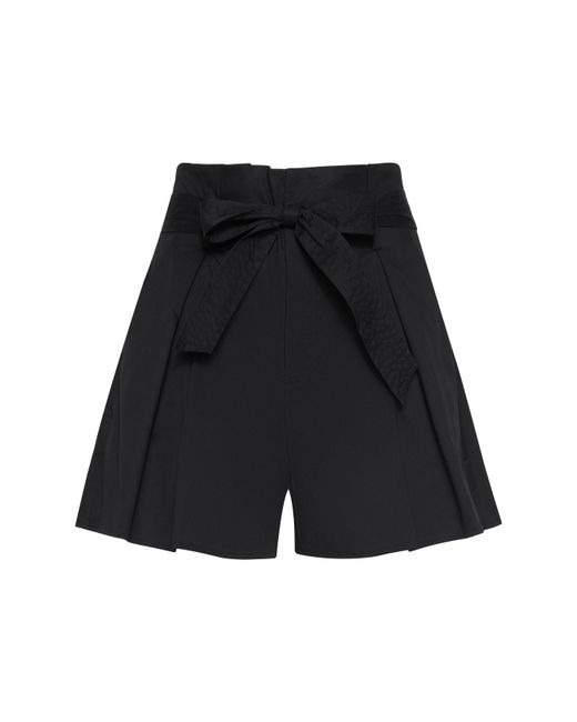 L'Agence Black Damira Poplin Short