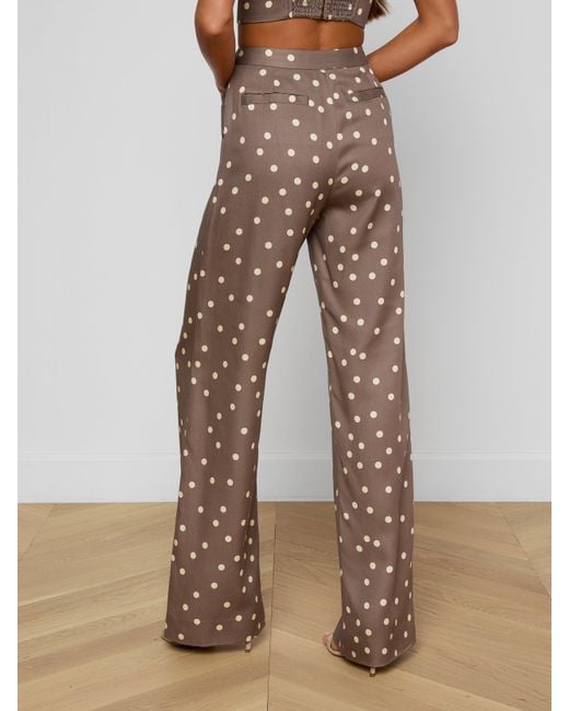 L'Agence Multicolor Livvy Straight-Leg Trouser