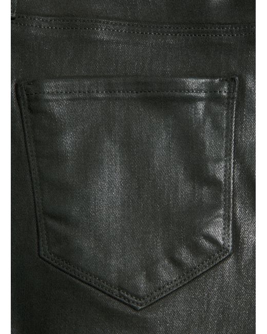 L'Agence Multicolor Kendra Coated Cropped Flare Jean