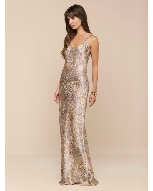 L'Agence Natural Charmaine Silk Gown