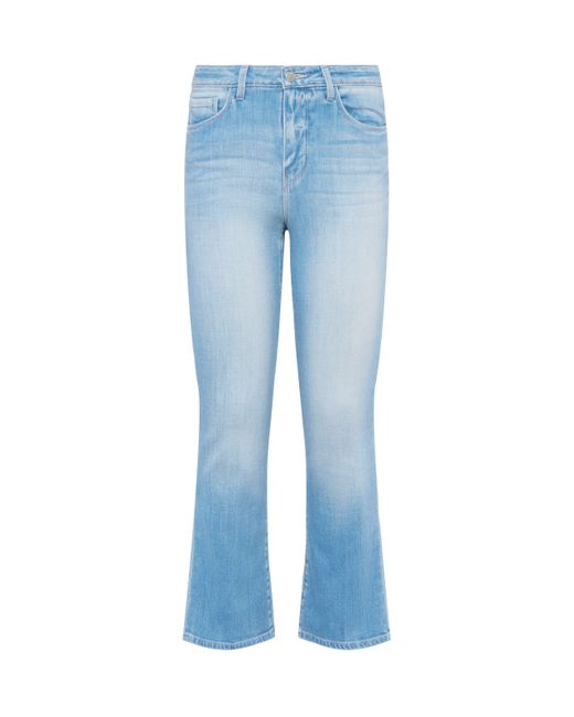 L'Agence Blue Tati Cropped Bootcut Jean