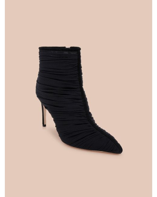 L'Agence Black Fulton Mesh Bootie