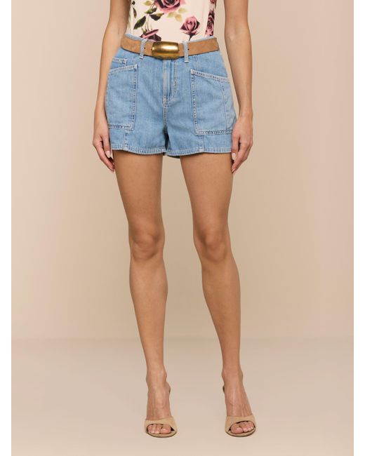 L'Agence Blue Kyra Jean Short