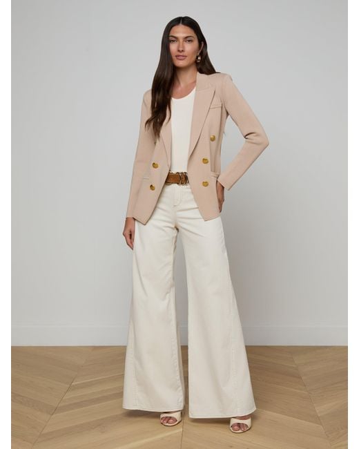 L'Agence Natural Amelia Knit Blazer