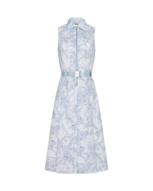 L'Agence White Kylo Shirt Dress