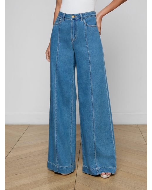 Jean Large Sandy L'Agence en coloris Blue