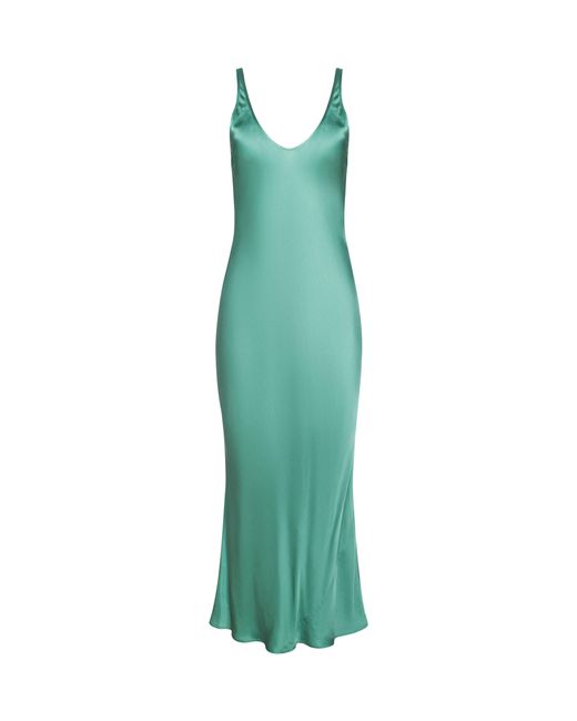 Robe Débardeur En Satin Akiya, Vert Malachite L'Agence en coloris Green