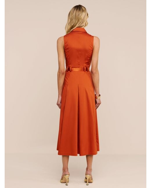 L'Agence Orange Kolton Dress