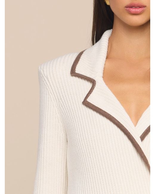 L'Agence Natural Ranch Knit Blazer
