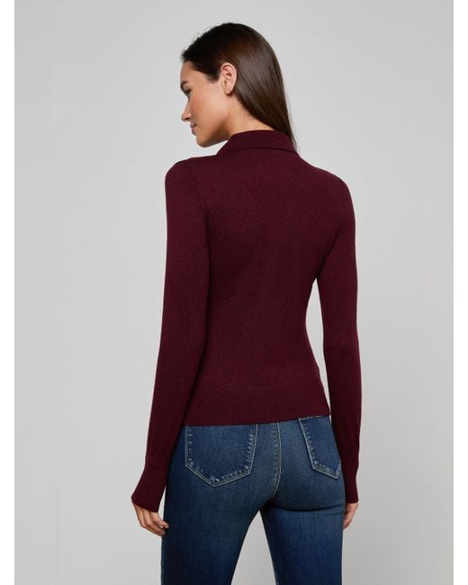 Sterling Sweater L'Agence en coloris Purple