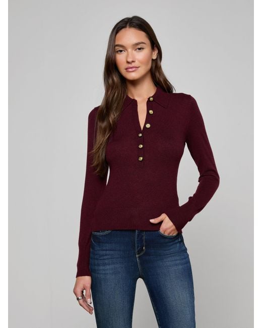 Sterling Sweater L'Agence en coloris Purple