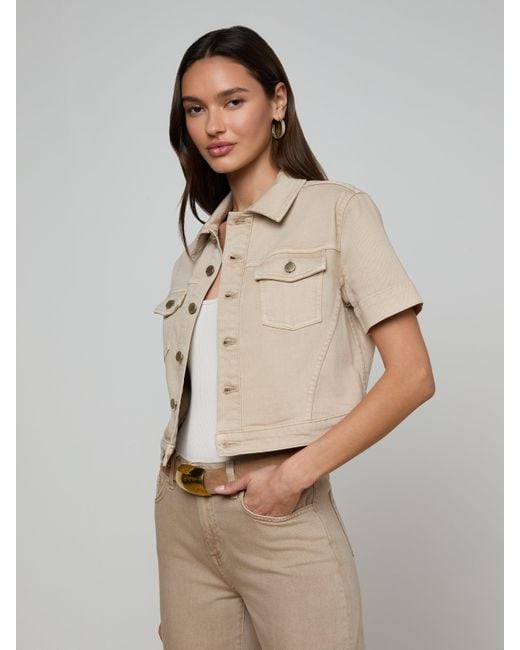 L'Agence Natural Kirstie Jean Shirt Jacket
