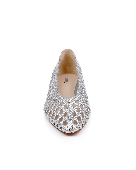 L'Agence White Alsace Ballet Flat