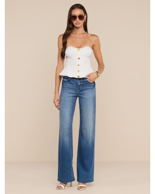 L'Agence Natural Anna Corset Top