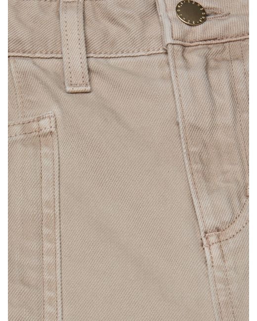 L'Agence Natural Cody Cropped Barrel-Leg Jean