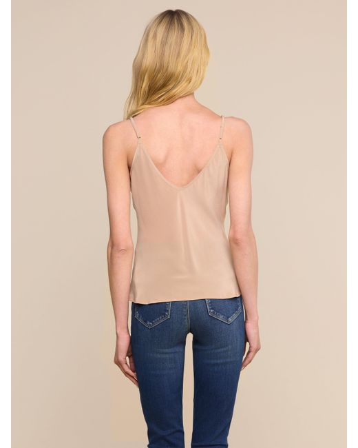 L'Agence Natural Lexi Silk Camisole