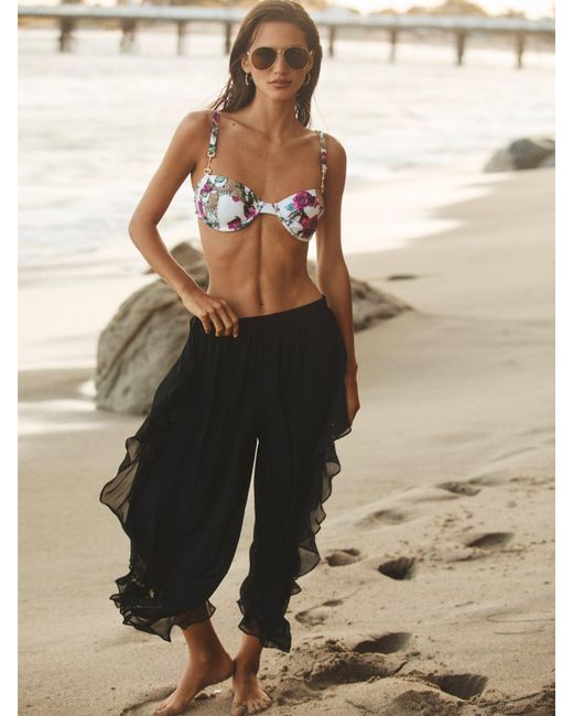 L'Agence Black Adonis Cover-Up Pants