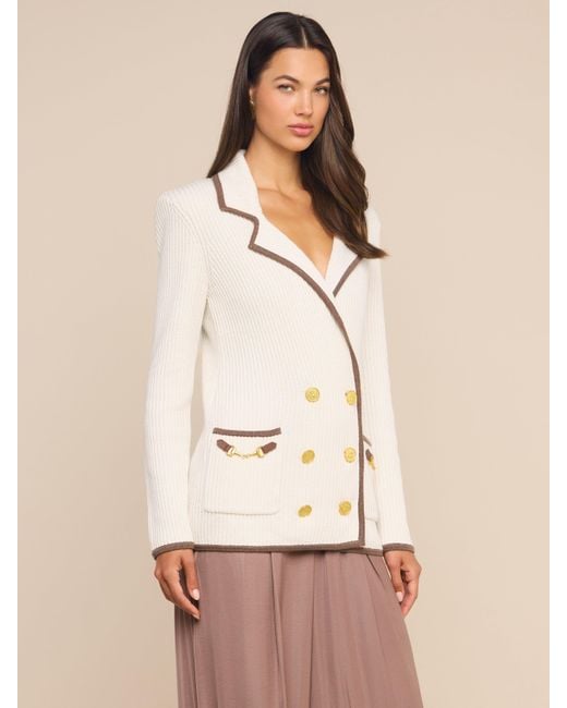L'Agence Natural Ranch Knit Blazer