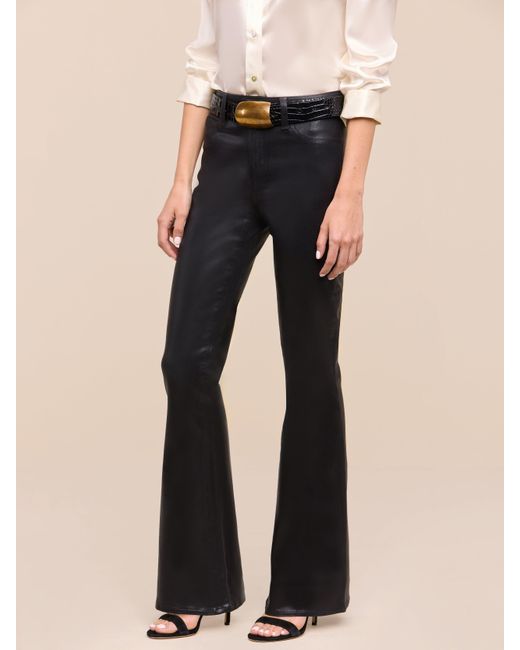 L'Agence Black Petite Marty Coated Jean