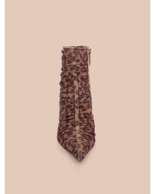 L'Agence Brown Fulton Mesh Bootie