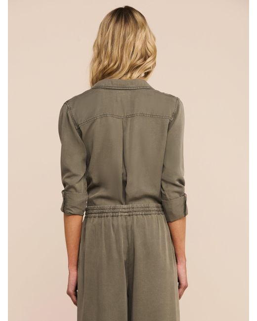 L'Agence Green Pearson Shirt