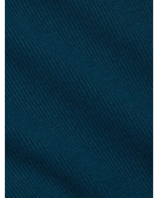 L'Agence Blue Nica Scoopneck Bodysuit