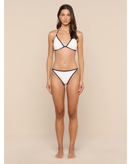 L'Agence Natural Annabelle Bikini Top
