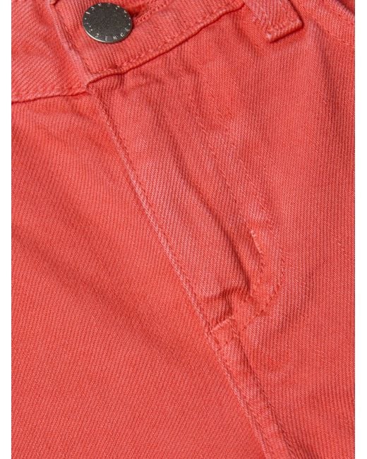 L'Agence Red Nevia Slouchy Straight-Leg Jean