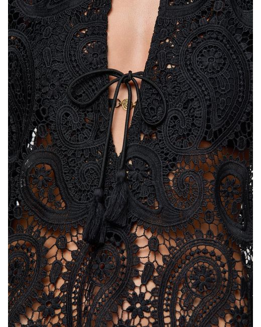 L'Agence Black Ansley Cover-Up Dress