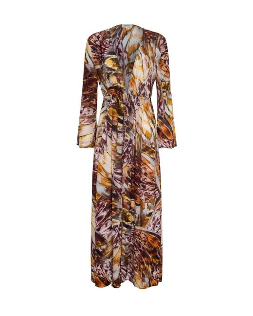 L'Agence Multicolor Janus Cover-Up Robe