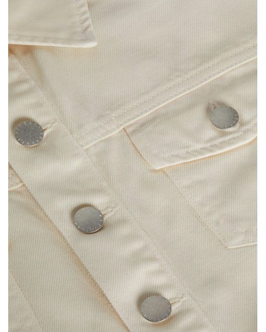 Veste En Jean Revêtu De Koda En Vanille Française Revêtue De Vanille L'Agence en coloris Natural