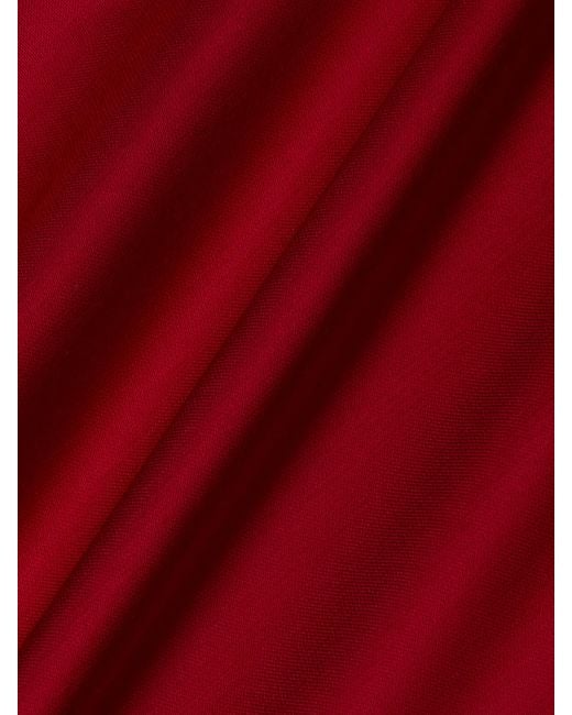 Robe Longue En Satin Akiya, Rouge Piment L'Agence en coloris Red