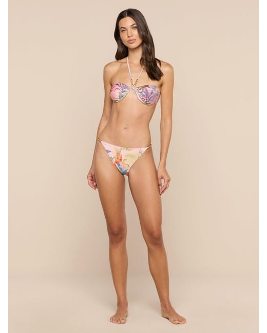 L'Agence Natural String Bikini Bottom