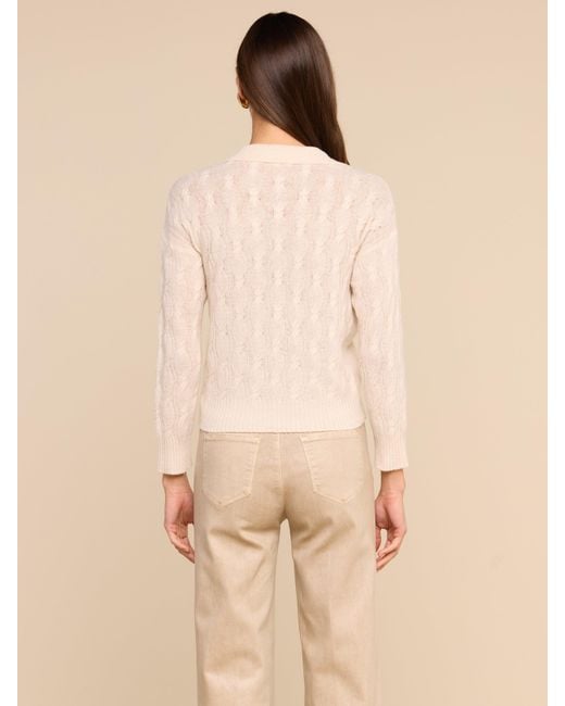 L'Agence Natural 'Agence Airy Cable Knit Sweater