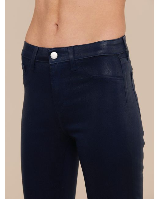 L'Agence Blue Marguerite Coated Jean
