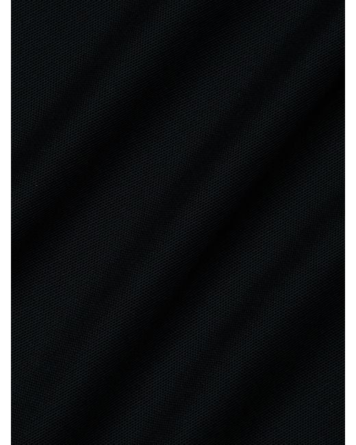 L'Agence Black Ambala Mesh Cover-Up Top