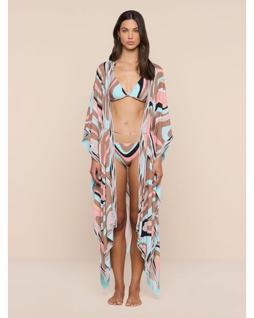 L'Agence Natural Kara Kimono Cover-Up
