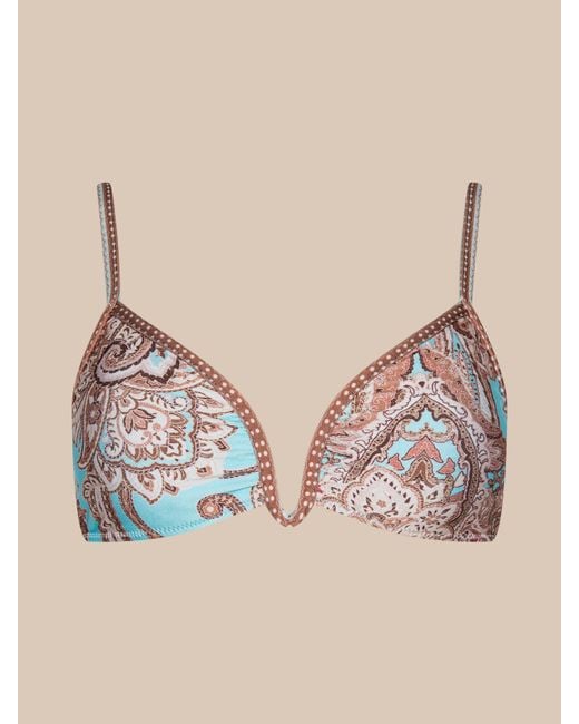 L'Agence Natural Alisha Bikini Top