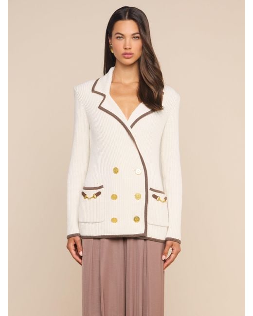 L'Agence Natural Ranch Knit Blazer
