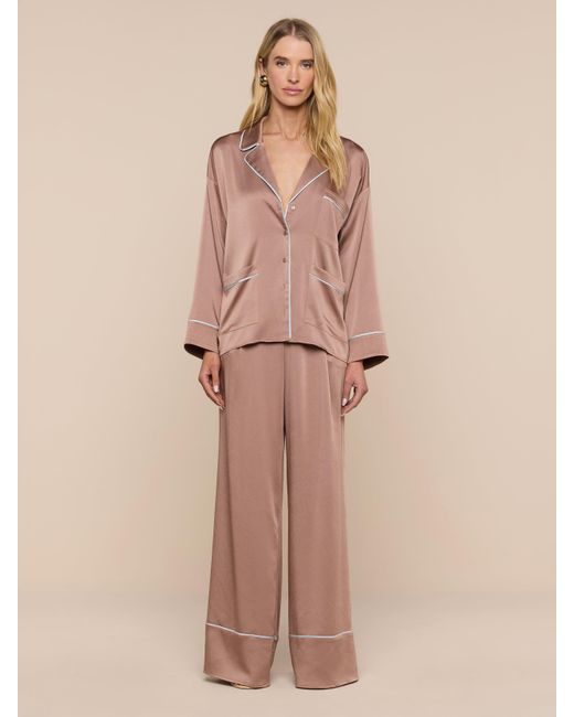 L'Agence Natural Mara Blouse Top