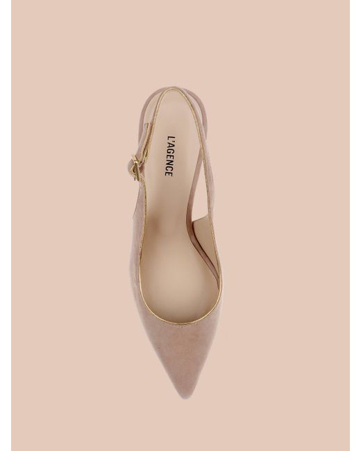 L'Agence Natural Vichy Slingback Pump