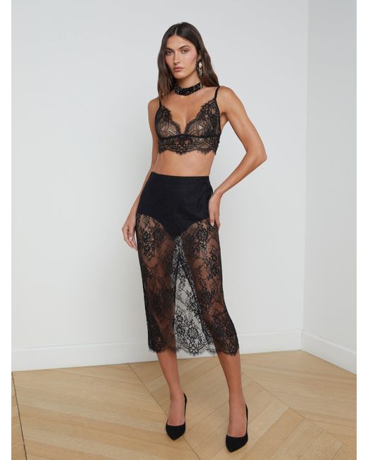 L'Agence Multicolor Aislin Lace Bralette
