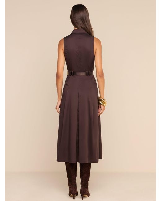 L'Agence Brown Kolton Dress