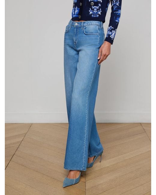 Jean Large Alicent L'Agence en coloris Blue