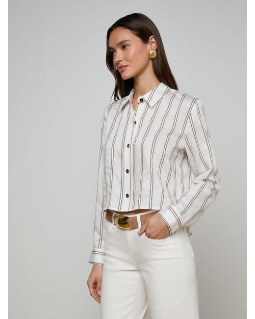L'Agence Gray Cosette Shirt