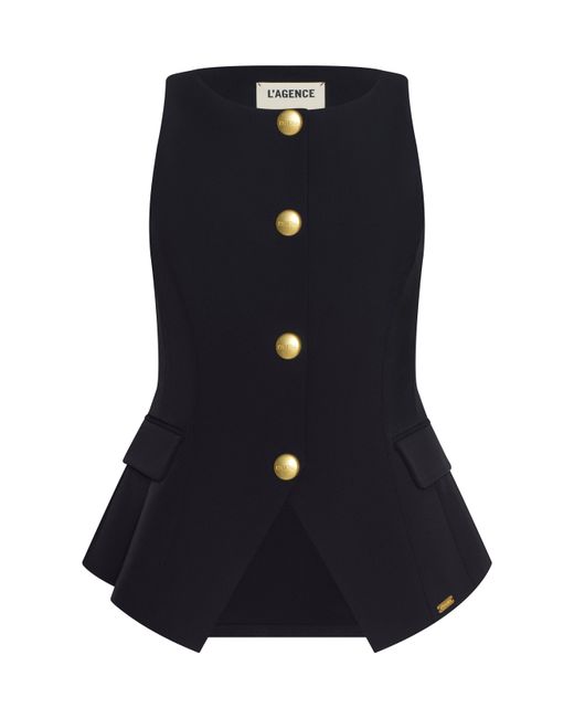 L'Agence Blue Tessa Vest