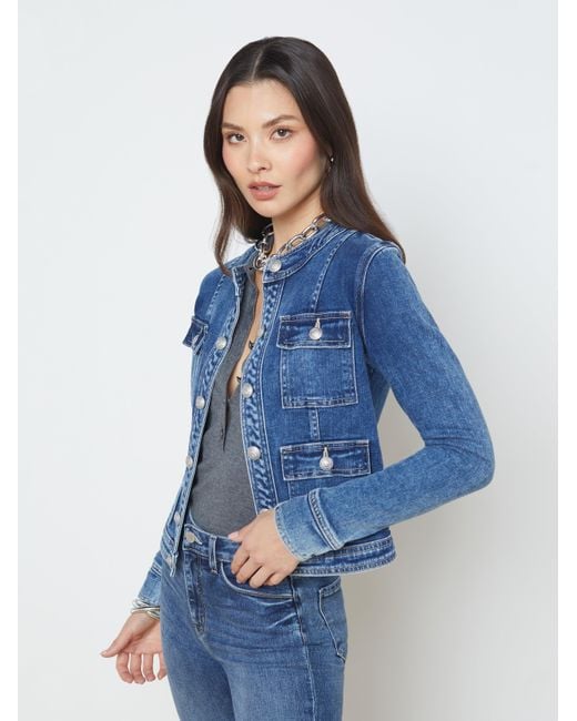 L'Agence Blue Yari Jacket