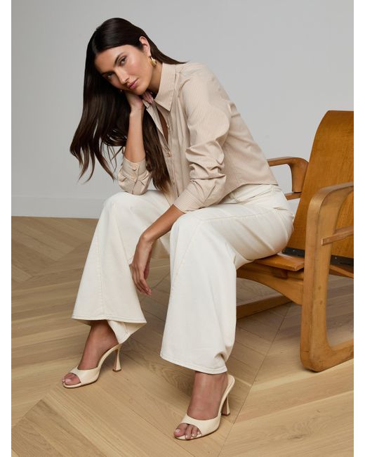 Chemise Cosette, Macadamia À Rayures Marron Clair L'Agence en coloris Natural